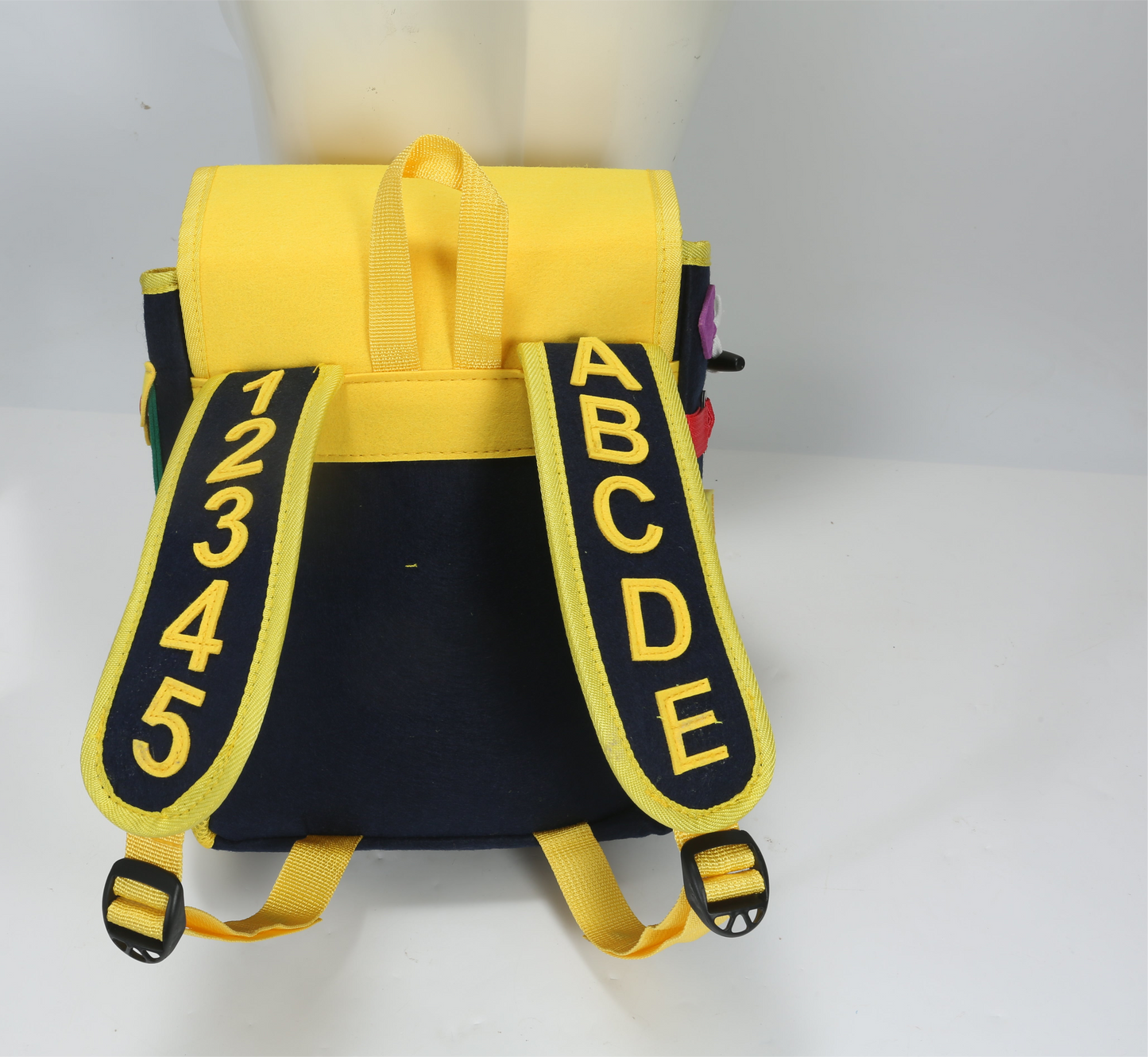 Toddler Busy Board Backpack | Montessori Travel Bag by InowaKids- Blue
